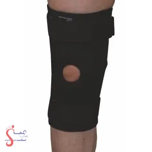 زانوبند چهارفنره قابل‌تنظیم نئوپرن سما طب پاکان – کد محصول ۵۰۱۶