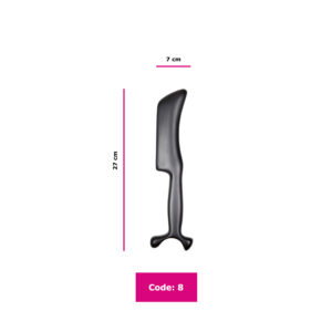 ابزار گراستون ماساژ کد 8 – ساخته‌شده از پلکسی‌گلس نشکن و سطح کاملاً صیقلی